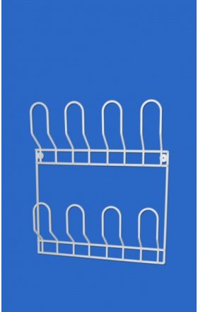 Wall shoe rack for 4 pairs of shoes