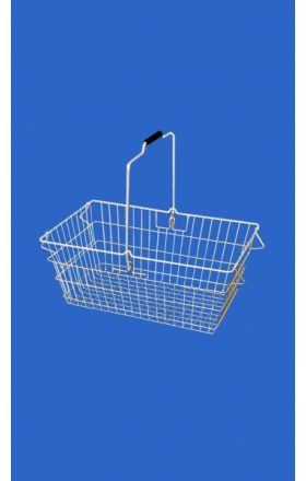 Large self-service basket, zinc