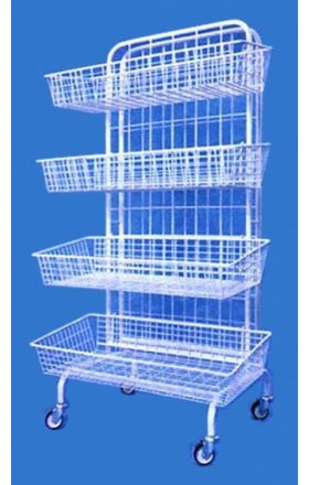 Foto - Purchase wire stand with wheels