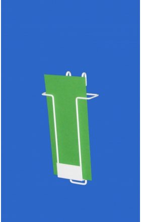 Foto - Hanging holder for leaflets, 1/3 A4, with logo