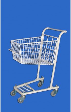 Foto - Self-service shopping cart, wire