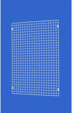 Foto - Wire mesh, 1500 x 1000 mm, white