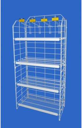 Folding selling rack