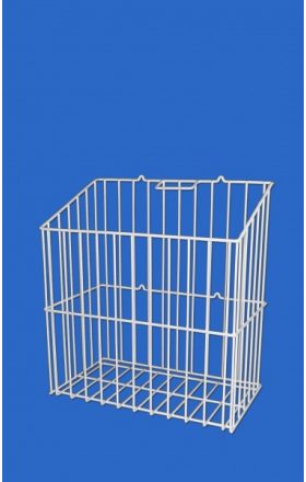 Foto - Wire laundry basket with handle, wide