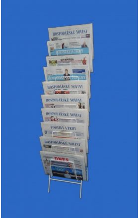 Foto - Newspaper display with 10 pockets