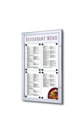 Foto - Zewnętrzna gablota na menu, 4xA4