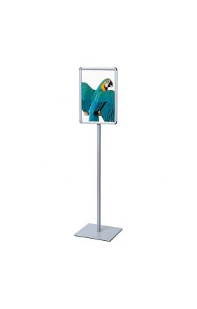 Sign Post Design Slim, double sided, A3, rounded corner, snap frame