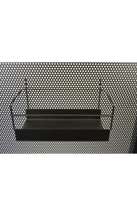 Shelf for perforated sheet metal